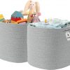 Amazon: $12.64 ($26.99) 2-Packs Storage Basket, Woven Baskets for Storage, Cotton Rope Basket, Woven Basket