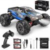 Amazon : $34.99 ($69.98)  Hosim RC Car 1:16 All Terrain 4WD RC Monster Truck 40+ km/h Buggy Fast Remote Control Racing Cars for Adults and Children (Blue)