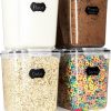 Amazon: $16.95 ($30.95) Flour Sugar Storage Containers (5.3L/4pk) Great Rice Canisters Sets For The Kitchen pantry