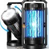 Amazon : $16.99 ($49.99) Evolpol Solar Bug Zapper Outdoor Mosquito Zapper, 4 in 1 Electric Mosquito Zapper with 5000mAh Battery, Portable & Rechargeable Fly Zapper with Spotlights Cordless Fly Trap for Camping & Garden(Black)
