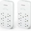 Amazon:$27.98 ($39.99)Anker Outlet Extender and USB Wall Charger, 6 Outlets and 2 USB Ports, 20W USB C Power Delivery High-Speed Charging (2 Pack)