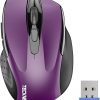 Amazon:$8.90 ($19.99)TECKNET Wireless Mouse, 2.4G Ergonomic Optical Mouse, Computer Mouse for Laptop, PC, Computer, Chromebook, Notebook, 6 Buttons, 24 Months Battery Life, 2600 DPI, 5 Adjustment Levels