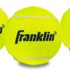 Amazon :$1.99 ($8.99)Franklin Sports Pressureless Tennis Balls - Official Size Low Pressure Tennis Balls - Great for Training + Practice - Low Bounce Tennis Balls - All Court Surface Tennis Balls - Carry Bag Included