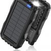 Amazon:$28.47 ($299.99)Power-Bank-Solar-Charger - 42800mAh Portable Charger,Solar Power Bank,External Battery Pack 5V3.1A Qc 3.0 Fast Charger Built-in Super Bright Flashlight (Deep Black)
