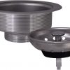 Amazon:$13.33 ($15.49)Design House 542977 Kitchen Sink Anti-Clogging Drain Strainer, S304 with Food Waste Catching Basket, Satin Stainless Steel