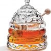 Amazon :$16.95 ($19.95)STUDIO SILVERSMITHS Crystal Honey Jar, Beehive Honey Dish