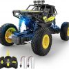 Amazon:$34.99 ($45.19)Remote Control Car, Metal RC Monster Trucks,1/20 LED 4 Channel All Terrains Off Road Vehicle 2X Rechargeable Batteries Toy Gift for Boys Girls Kids Adults