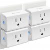Amazon: $18.99 ($29.99) 4pk Branded Smart Plug Mini 15A, Smart Home Wi-Fi Outlet