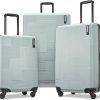 Amazon: $184.99 (Reg $439.97)Branded Stratum XLT Expandable Hardside Luggage with Spinner Wheels, Mint, 3-Piece Set