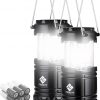Amazon : $14.16 ($16.99)  Etekcity Lantern Camping Essentials , Led Flashlight for Power Outages, Battery Operated Lights for Emergency Supplies, Survival Kit and Gear for Hurricane, 2 Pack, Black