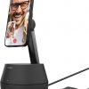 Amazon : $99.99 ($179.99)   Belkin Wireless Charger Stand, Auto Face Tracking, Apple DockKit Certified, Tripod & MagSafe Compatible, No App Required, 360° Rotation, Influencer Content, Works w/FaceTime, TikTok, YouTube, etc.