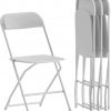 Amazon: $59.89 ($158.00) FF White Dining Chair | Plastic | 4 Pack | 650LB | Folding, Lightweight