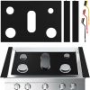 Amazon: $5.99 ($25.99) 6pk Stove Cover Gas Stove Top Burner Covers Protectors for Samsung Gas Range