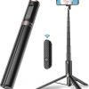 Amazon : $7.06 ($35.99)  TONEOF 60'' Cell Phone Selfie Stick Tripod,Smartphone Tripod Stand All-in-1 with Integrated Wireless Remote,Portable,Lightweight,Tall Extendable Phone Tripod for iPhone and Android