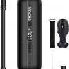Amazon : $33.29 ($56.99) CYCPLUS Electric Air Compressor Portable Bicycle Pump Car Tire Inflator, Max 150 PSI, Auto Shut-Off Air Pump with Presta and Schrader Valves for All Bicycles Motorcycles and Cars