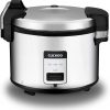 Amazon : $184.99 ($299.99)  CUCKOO CR-3032 30-Cup (Uncooked) / 60-Cup (Cooked) Large Capacity Commercial Rice Cooker & Warmer with Nonstick Inner Pot, Switch Press (Silver/Black)