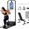 Amazon : $3349.00 ($3549.00)  Smart Home Gym System, Gym Monster Multifunctional All-in-one Home Gym Equipment, Smith Machine Home Gym Power Cage, Cable Machine Home Workout Station, Full Body Strength Training at Home