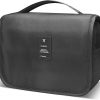 Amazon : $5.39 ($8.99)  Large Capacity Toiletry Bag Travel Bag with Hanging Hook for Men and Women Waterproof Travel Cosmetic Bag Bathroom Storage Bag for Brushes Set,Mens Bathroom Bag Accessories-Black