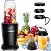 Amazon: $29.99 ($74.99) 1000W Blender for Smoothies, Blender for Kitchen Smoothie Blender with (3) Cups (2) Spout-Lids (1) Storage-Lid (1) To-Go-Lid