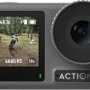 Amazon : $169.00 ($199.00)  DJI Osmo Action 3 Standard Combo, Waterproof Action Camera 4K with Super-Wide FOV, 10-Bit Color Depth, Stabilization, Long-Lasting 160 Mins, Dual Touchscreens, Vlogging Camera for Outdoor, Travel