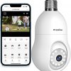 Amazon: $12.44 ($39.69) 4MP Bulb Security Camera 2.4GHz,360° 2K Security Cameras Wireless Outdoor Indoor Full Color Day and Night