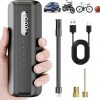Amazon : $17.39 ($45.99)  Bike Tire Pump Electric Air Inflator with Digital Gauge Portable Bike Pump 150PSI High Pressure Air Compressor for Road Bike, Mountain Bike,Motorcycle with Presta, Valve Accessories