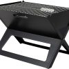 Amazon : $19.95 ($29.08) Fire Sense 60508 Notebook BBQ Grill 3.5mm Cooking Bars Instant Foldable & Easy Portability For Outdoor Barbecues Camping Traveling Picnics Garden Beach Party - Black