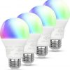 Amazon : $29.69 ($41.99) Amazon Basics Smart A19 LED Light Bulb, Multicolor Changing, 9W (60W Equivalent), 800LM, Works with Alexa Only, 2.4 GHz Wi-Fi, No Hub Required, 4-Pack