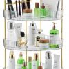 Amazon: $12.25 ($34.99) 3-Tier Corner Bathroom Counter Organizer Makeup Cosmetic Storage, Tool-Free Installation Acrylic Vanity Shelf