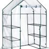 Amazon: $33.00 ($54.99) (4feet 8 inch x 29inch x 6 feet 5 inch) All-Season Mini Walk-in Greenhouse with 4 Wire Shelves for Outdoors
