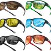 Amazon : $9.99 ($28.99) WFEANG Polarized Sports Sunglasses Bulk of 6pack for Men Women Fishing Sun Glasses UV Protection