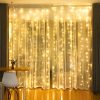 Amazon:  $7.99 ($15.99) Curtain String Lights, 300 LED 9.8ft x 9.8ft 8 Lighting Modes Fairy Lights USB Powered