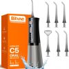 Amazon: $9.99 ($39.99) Branded C5 Water Dental Flosser for Teeth Picks, Cordless Water Flosser, 3 Modes