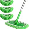 Amazon : $4.69 ($12.99)  Reusable 100% Chenille Mop Pads Compatible with Swiffer Sweeper Mop, 3 Pack Dry Sweeping Cloths & Wet Mopping Cloths, Washable Mop Pads for Hardwood Floor Cleaning (Mop is Not Included)