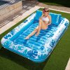 Amazon:$28.99 ($59.99)Sloosh Inflatable Tanning Pool Lounger Float-XL, 85'' x 57'' Extra Large Suntan Sun Tan tub for Adults, Bed Blow up, Raft Lounge Floatie, XL-Blue