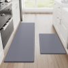 Amazon: $12.99 ($25.99) 2-Piece Anti-Fatigue Cushioned Kitchen Mat Set, Non-Skid Grey Standing Mats