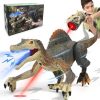 Amazon: $14.99 ($29.99) Remote Control Spinosaurus Toys with Indicator Light Chasing&Spray& Roar