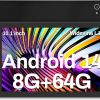 Amazon : $64.99 ($139.99) Android Tablet, 10 inch Tablet, 8GB RAM, 64GB ROM(Expand to 1TB). Octa-Core Processor, 5000mAh Battery, Android 14, 1280 * 800 IPS HD, 5MP+8MP Camera, Dual Speaker - Black