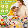 Amazon: $13.19 ($25.99) 78Pcs Cooking Toys for Kids, Kids Kitchen Playset Accessories with Pretend BBQ Cooking Playset