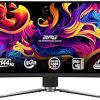 Amazon : $949.99 ($1099.99)  MSI MPG 491CQP QD-OLED, 49 Curved OLED Gaming Monitor, 5120 x 1440 (DQHD), OLED 0.03ms Response time, 144Hz, True Black HDR 400, HDMI, DP Port, USB Type C, Tilt, Height