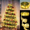 Amazon: $5.59 ($14.99) Christmas Tree Decorations 2.5Inch x 66Ft 200LED Christmas Ribbon Lights