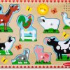 Amazon: $10.49 ($16.99) Branded Farm Animals Sound Puzzle – Wooden Peg Puzzle With Sound Effects (8 pcs)