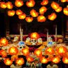 Amazon: $9.99 ($12.99) 2 Pack Orange Marigold Garland String Lights for Day of The Dead Decorations