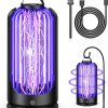 Amazon: $13.99 ($49.99) Flying Insect Trap, Bug Zapper for Indoor Outdoor, Rechargeable Mosquito Zapper