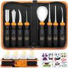 Amazon:  $7.99 ($19.85) 16 PCS Professional Pumpkin Carving Set For Kids Or Adults