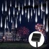 Amazon: $9.99 ($19.99) Solar Christmas Lights Outdoor Waterproof, Meteor Shower Lights Solar Powered, 16 Inches 8 Tube 288 LED