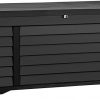 Amazon:$104.00 ($139.99)DWVO Outdoor Louver Storage Deck Box w/120 Gallon Capacity, Large Storage Box for Outdoor Pillows, Garden Tools and Pool Supplies, Resin, Waterproof, Lockable (Black)