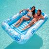 Amazon : $28.99 ($59.99) Sloosh Inflatable Tanning Pool Lounger Float-XL, 85'' x 57'' Extra Large Suntan Sun Tan tub for Adults, Bed Blow up, Raft Lounge Floatie, XL-Blue