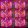 Amazon: $9.49 ($21.99) 6 Pack Orange Purple Halloween Fairy Lights Battery Operated, Total 120 FT 360 LED