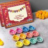 Amazon:  $9.99 ($13.99)12Pk Premium Diyas with Diwali Toran, Clay Diya with Hanging & Cotton Wicks